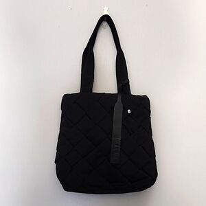 Jason Wu Black Nylon Woven Tote Bag